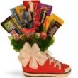 Sneaker Snacker 33 Piece Chocolate and Candy Bouquet - Gourmet Food Gift Basket
