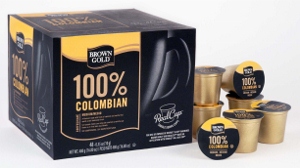 Brown Gold 100% Colombian Coffee Capsules