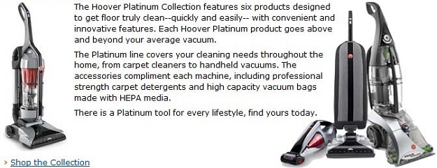 New Hoover Products