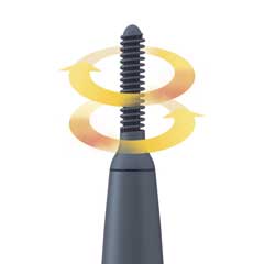 Panasonic EH-SE60VP Heated Eyelash Curler with a 360-Degree Rotating Comb