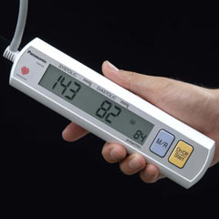 Panasonic's EW3109W Upper Arm Blood Pressure Monitor is Slim and Easily Portable