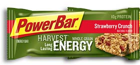 PowerBar Harvest Energy Bar, Strawberry Crunch (Pack of 15)