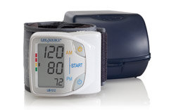 LifeSource Advanced Memory Wrist Auto Inflate Blood Pressure Monitor (UB-512) Product Shot