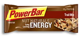 PowerBar Nut Naturals Energy Bar, Trail Mix (Pack of 15)