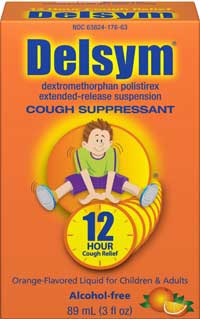 Delsym Children's Cough Suppressant Orange with Dosage Cup (3 Fluid Ounces) Product Shot