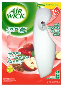AIR WICK FRESHMATIC Ultra Starter Kit Apple Cinnamon Medley� Product Shot