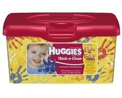 HUGGIES Supreme Baby Wipes, Fragrance Free, 64-Count Tub (Pack of 8) Product Shot