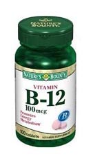 Nature's Bounty Vitamin B-12 100 mcg (100 Tablets)
