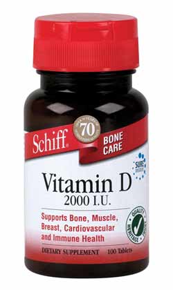 Schiff Vitamin D 2,000 IU Product Shot