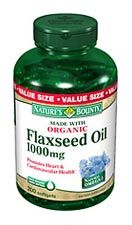 Nature's Bounty Organic Flaxseed Oil 1000 mg (200 Softgels)