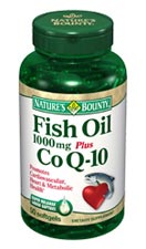 Nature's Bounty Fish Oil 1000mg plus Co Q-10 (50 Softgels)