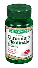 Nature's Bounty Ultra Chromium Picolinate 500 mcg (100 Tablets)