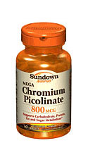 Sundown Naturals Mega Chromium 800 mcg (60 Tablets)