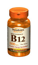 Sundown Naturals B-12 1,000 mcg Time Release (60 + 60 Bonus Tablets)