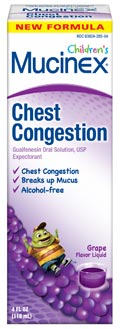 Children's Mucinex Chest Congestion Liquid Product Shot