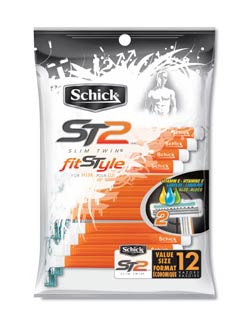 Schick Slim Twin for Men 12-Count Packages (3-Pack) Product Shot
