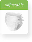 Depend for Unisex - Adjustable Maximum Protection (easy to change)