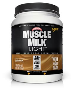 CytoSport Muscle Milk Light Chocolate (1.65 pounds) Product Shot