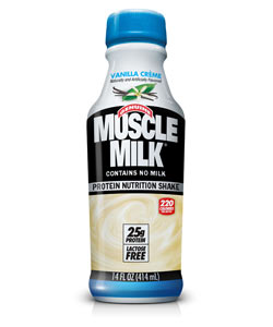 CytoSport Muscle Milk Ready-to-Drink Vanilla Creme (12-pack of 14-ounce bottles) Product Shot