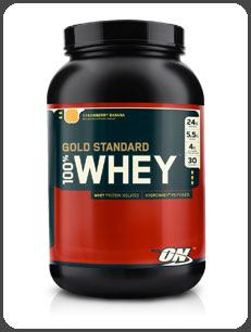 Optimum Nutrition GOLD STANDARD 100% WHEY, Strawberry Banana