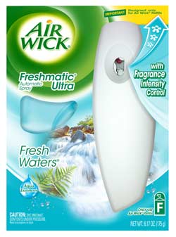 AIR WICK FRESHMATIC Ultra Starter Kit Fresh Waters� 6.17 oz. Product Shot