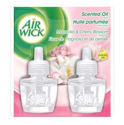 AIR WICK� Scented Oil Twin Refill Calming Magnolia & Cherry Blossom (40ml) 2/.67 oz. Product Shot