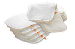 gDiapers Cloth Diaper Inserts, Newborn/Small (Pack of 6) Product Shot
