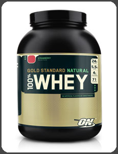 Optimum Nutrition GOLD STANDARD NATURAL 100% WHEY, Natural Strawberry