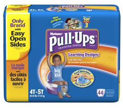 HUGGIES Pull-Ups Training Pants with Learning Designs, Boys, 4T-5T, 44-Count Product Shot