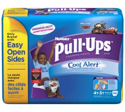 HUGGIES Pull-Ups Training Pants with Cool Alert Wetness Liner, Boys, 4T-5T, 44-Count Product Shot