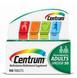 Centrum Adults Under 50 Multivitamin,100 Count Product Shot