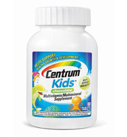 Centrum Kids Multivitamin, 80-Count Product Shot