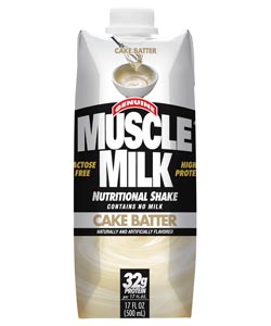 CytoSport Muscle Milk Ready-to-Drink Cake Batter (12-pack of 17-ounce cartons) Product Shot