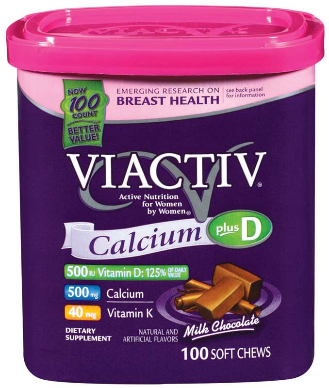 Viactiv Calcium Supplement Soft Chews, Milk Chocolate, 115Count Health & Personal Care