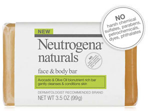 Neutrogena Naturals Face and Body Bar product shot