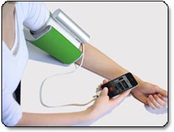 Withings Blood Pressure Monitor (White/Green) Product Shot