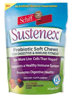 Schiff Sustenex Probiotic Soft Chews Product Shot