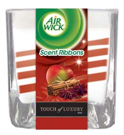 AIR WICK� Candles Ribbons Apples & Sheer Cinnamon 6.35 oz. Product Shot