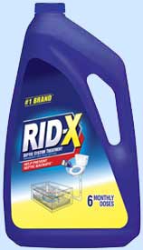 RID-X Septic System Treatment 1-Dose Liquid (8-Ounces, Pack of 2) Product Shot