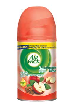 AIR WICK FRESHMATIC Ultra Refill Apple Cinnamon Medley� 6.17oz, Pack of Six Product Shot