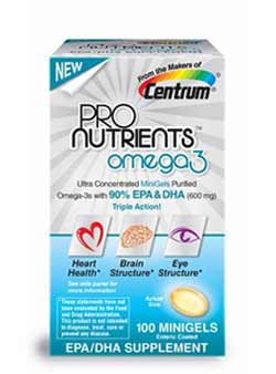 Centrum ProNutrients Omega-3, 100-Count Product Shot