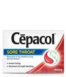 Sore Throat Lozenges Cherry