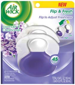 AIR WICK� Flip & Fresh Lavender & Chamomile Twin 0.50 oz. Product Shot