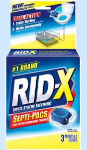 RID-X Septic System Treatment 1-Dose Liquid (8-Ounces, Pack of 2) Product Shot