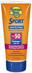 Banana Boat Sport Performance Lotion SPF 50 with High UVA, 3 fluid ounces Product Shot