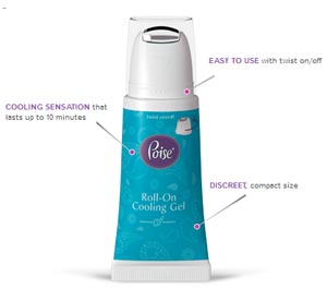 Poise Roll-on Cooling Gel, 1.217 Fluid Ounce Product Shot