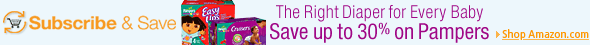 Save up to 30% on Pampers