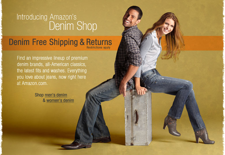 Denim Shop: Free Shipping & Free Returns on Women's Jeans and Men's Jeans
