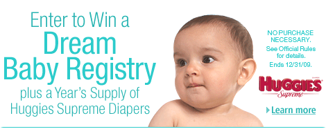 Amazon Dream Baby Registry Sweepstakes