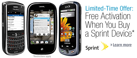 Limited Time Offer: Free Activation on Sprint Phones